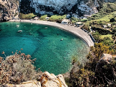 Veduta della spiaggia