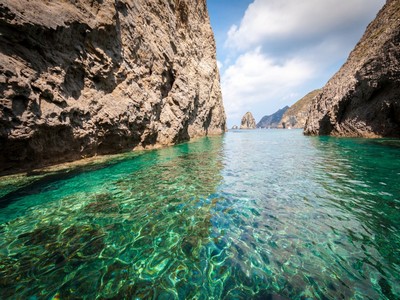 Le acque del mare di Palmarola
